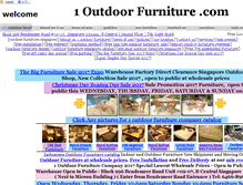 Tablet Screenshot of 1outdoorfurniture.com